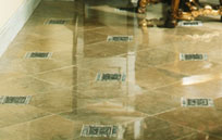 msealed marble floor with a natural look